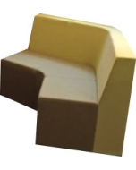 Verco Soft Seating - Box-It Landscape 120 Degree Unit with a Single Back