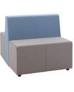 Verco Soft Seating - Box-It Landscape Two Double Units with a Double Back