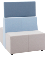 Verco Soft Seating - Box-It Landscape High Screen for Double Seat