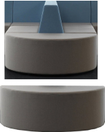Verco Soft Seating - Box-It Landscape Semi-Circular Seating Unit for Double Back Ends