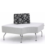 Verco Soft Seating - Brix 90 Degree Curved Single Unit with a Single Back