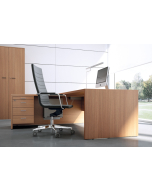 Edge Executive Rectangular Desk And Left Hand 3D Return  Unit - 1.8 and 2m Options