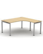 Soho2 Extended Crescent Desk 800D x 600Dmm - Right Hand Illustrated