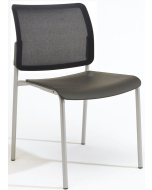 Verco Visitor / Conference Seating - Add 4 legged Mesh Back Plastic Stacking Chair