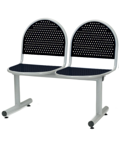 Ambe Deluxe Steel 2 Seat Perforated Beam Seating Unit