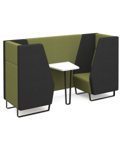 DMS Closed 2 Seater Vencore Pod Including Table and Metal Sled Frame