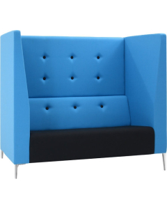 Verco Pod/Booth - Jensen-Up Two Seater Sofa with High Acoustic Surround